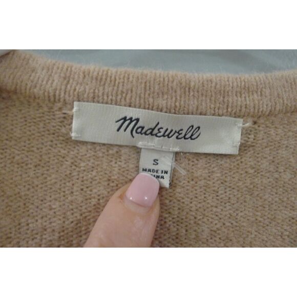 Madewell Kent Colorblock Cardigan In Coziest Yarn S - Picture 5 of 10